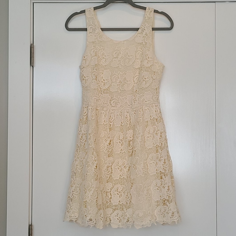 Anthropologie Lace Tank Dress